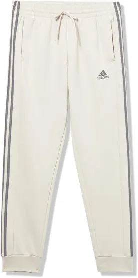 adidas Men's Essentials Fleece 3-Stripes Tapered Cuff Pants
