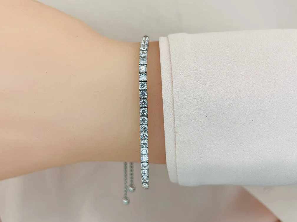 Adjustable Diamond Dreams Bracelet Diamond  with 1.79 ct.(finished) 2.75mm