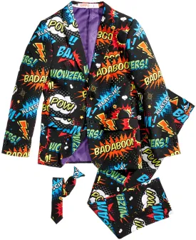 Badaboom Comics suit for boys OppoSuits