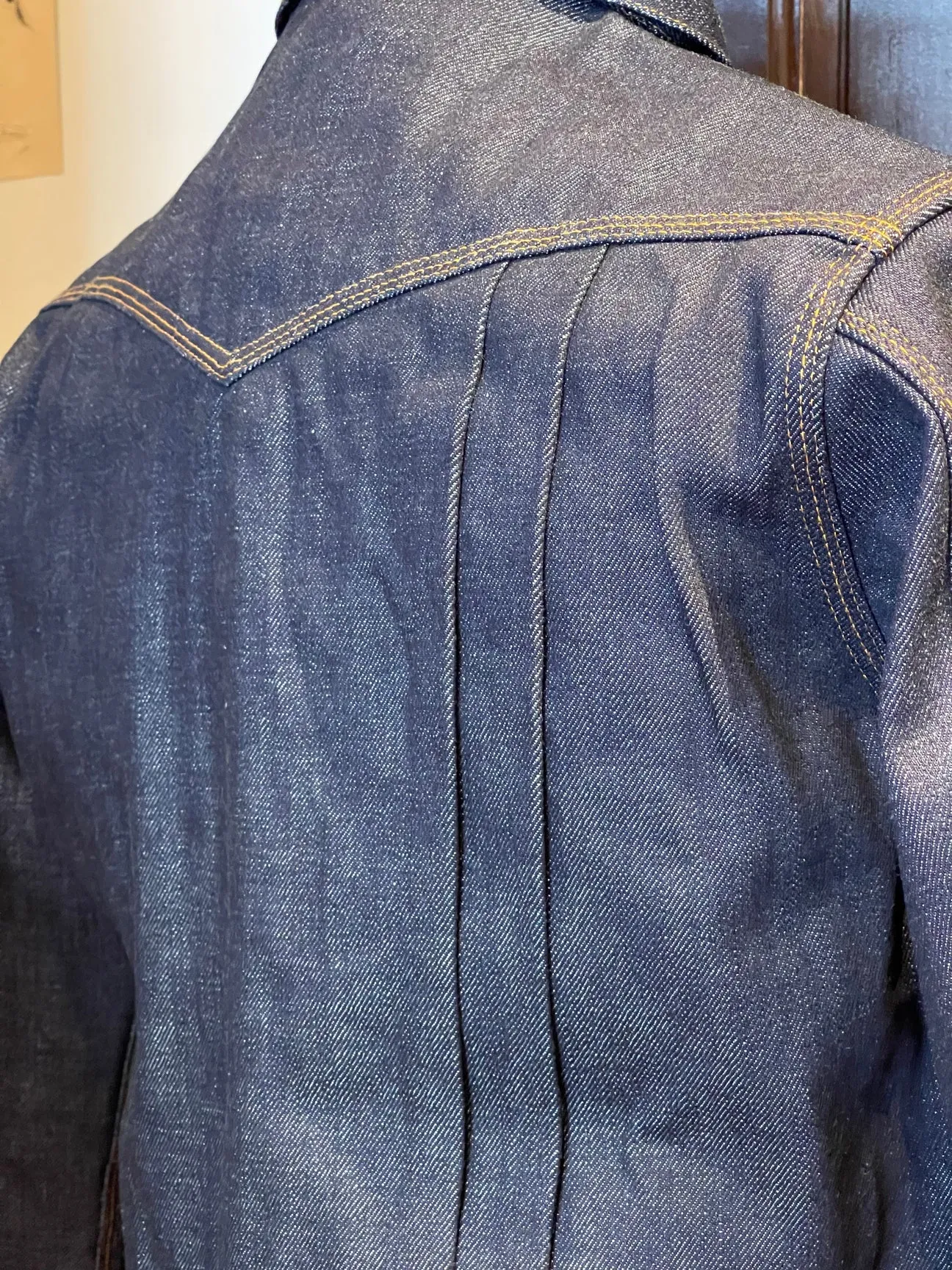BLD063 14oz DENIM BLOUSE