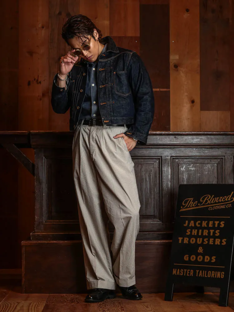 BLD063 14oz DENIM BLOUSE