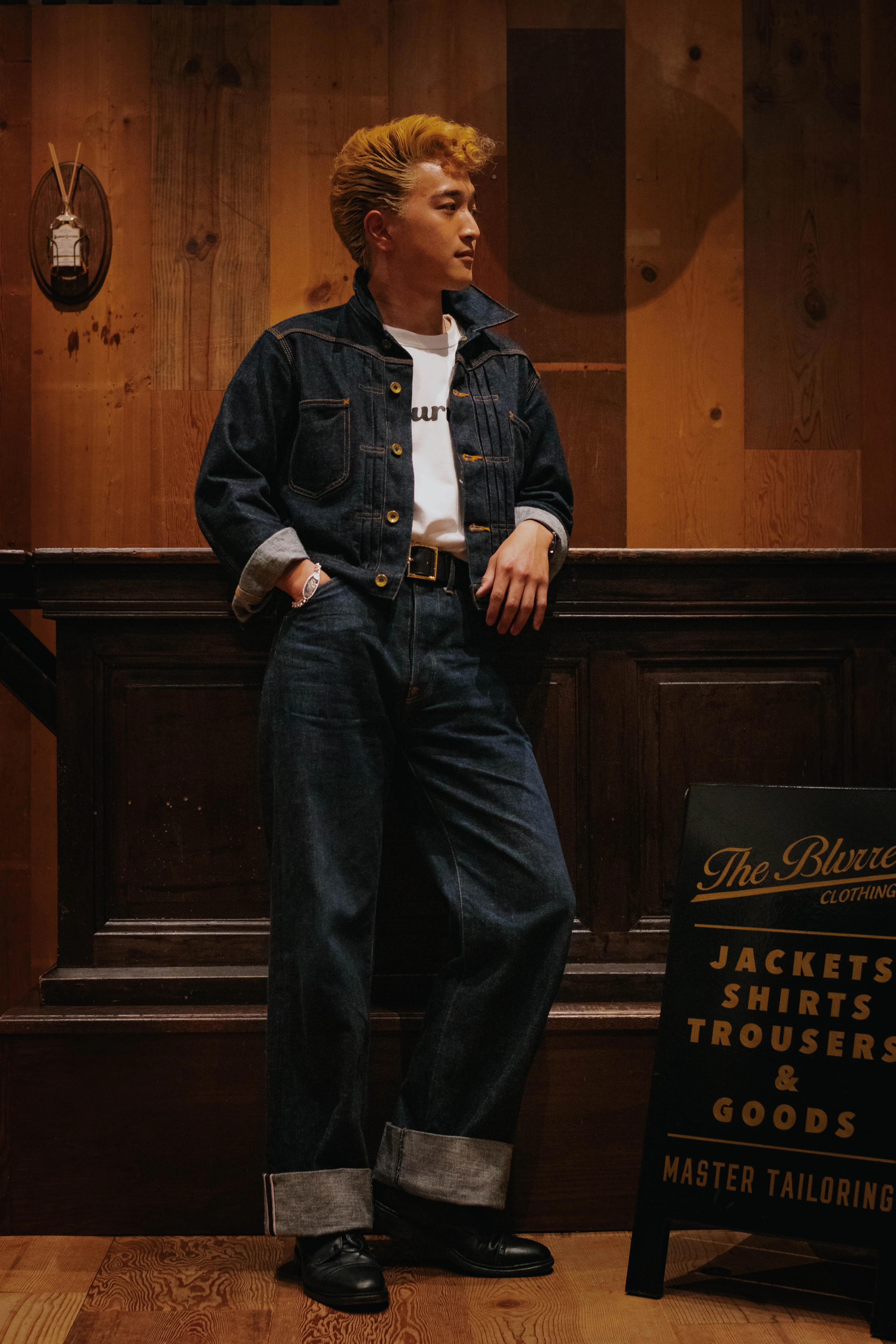 BLD063 14oz DENIM BLOUSE