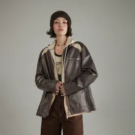 Boxy Leather Jacket