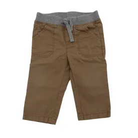Elastic Waist Khaki Pants