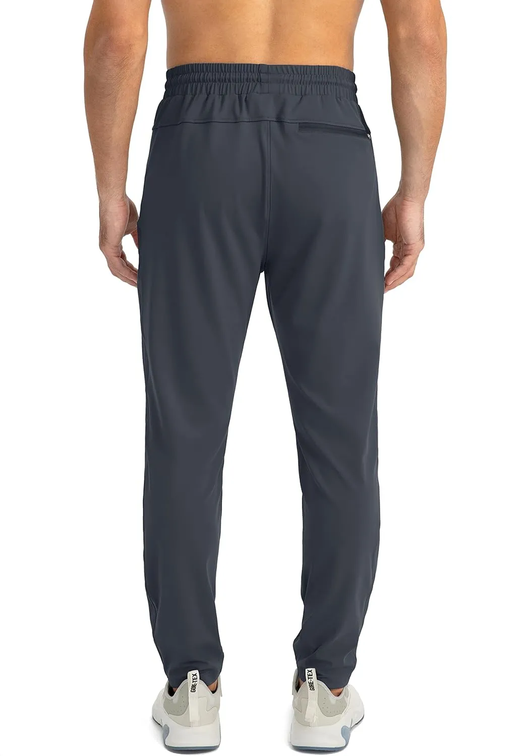 G Gradual Men's Sweatpants with Zipper Pockets Tapered Joggers for Men Athletic Pants for Workout, Jogging, Running