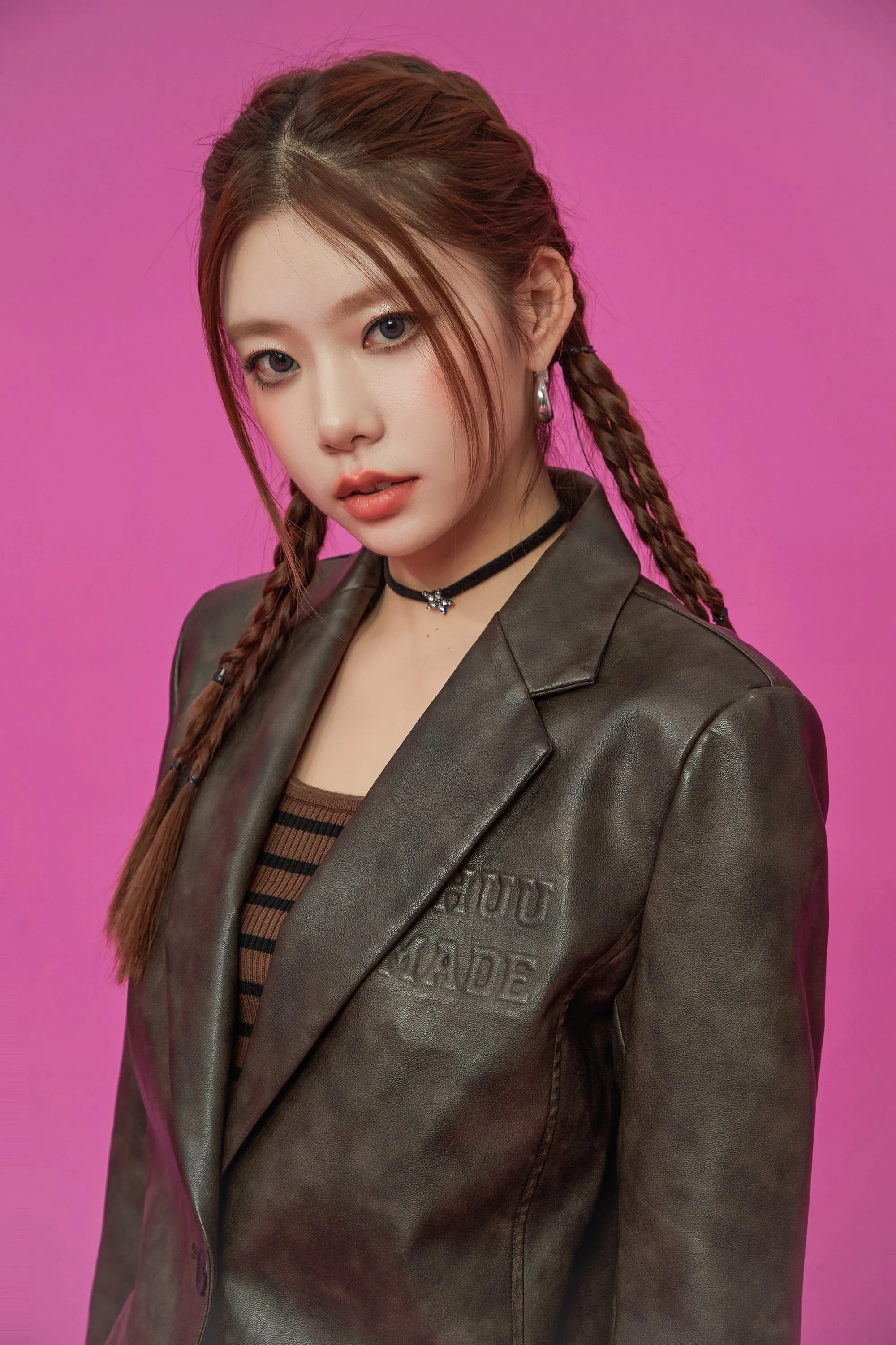 Logo Leather Jacket