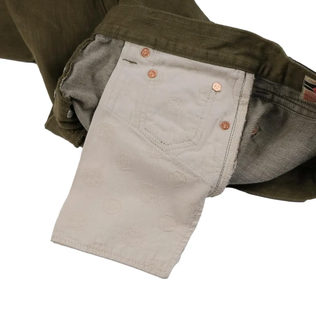 Momotaro 10.5oz. Olive Selvedge Jeans (Slim Tapered)