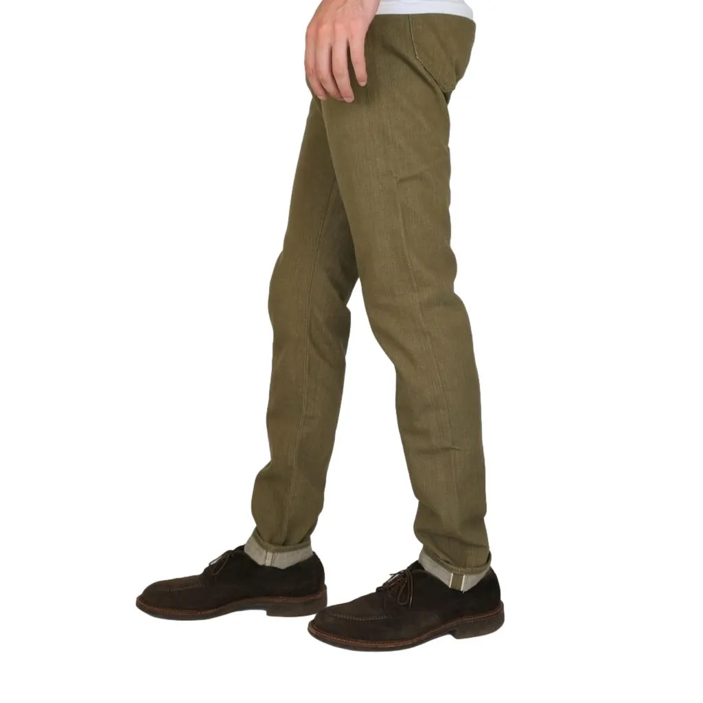 Momotaro 10.5oz. Olive Selvedge Jeans (Slim Tapered)
