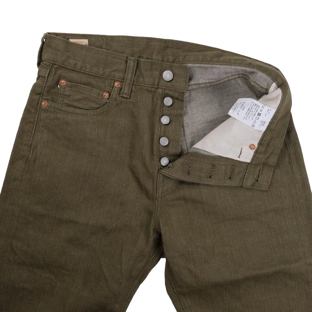 Momotaro 10.5oz. Olive Selvedge Jeans (Slim Tapered)