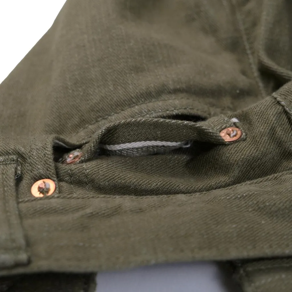 Momotaro 10.5oz. Olive Selvedge Jeans (Slim Tapered)