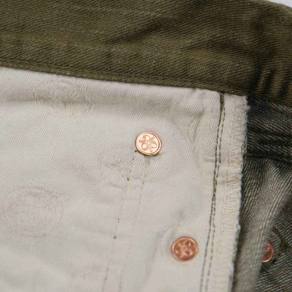 Momotaro 10.5oz. Olive Selvedge Jeans (Slim Tapered)