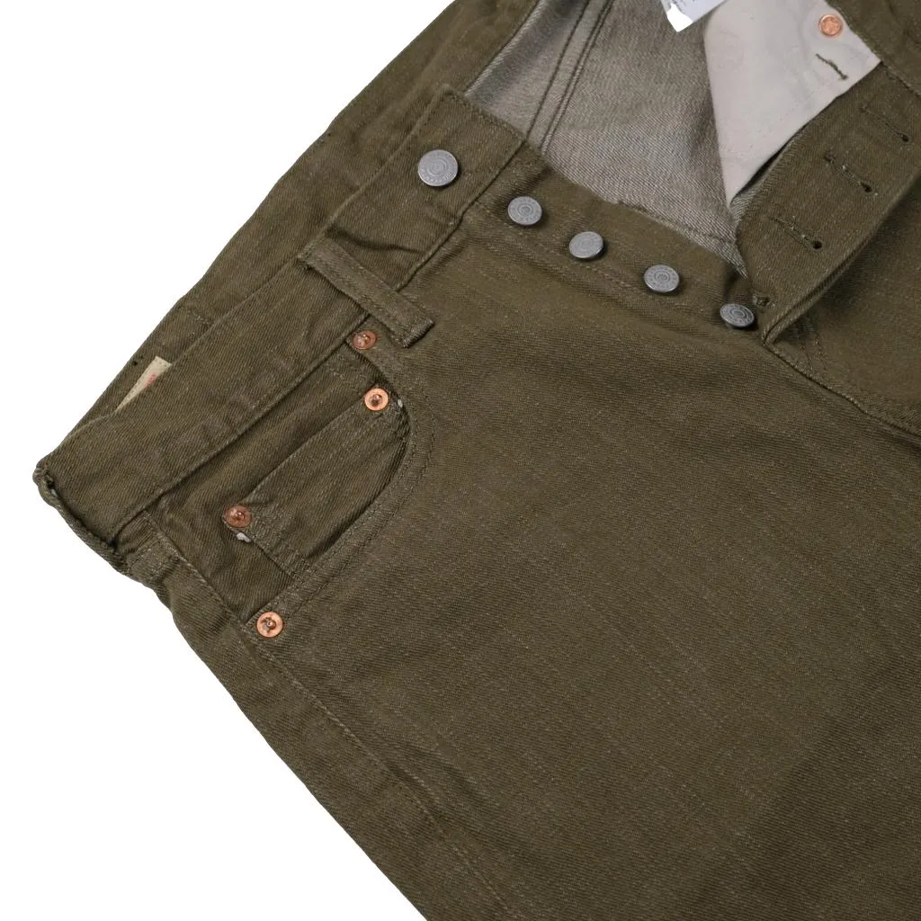Momotaro 10.5oz. Olive Selvedge Jeans (Slim Tapered)