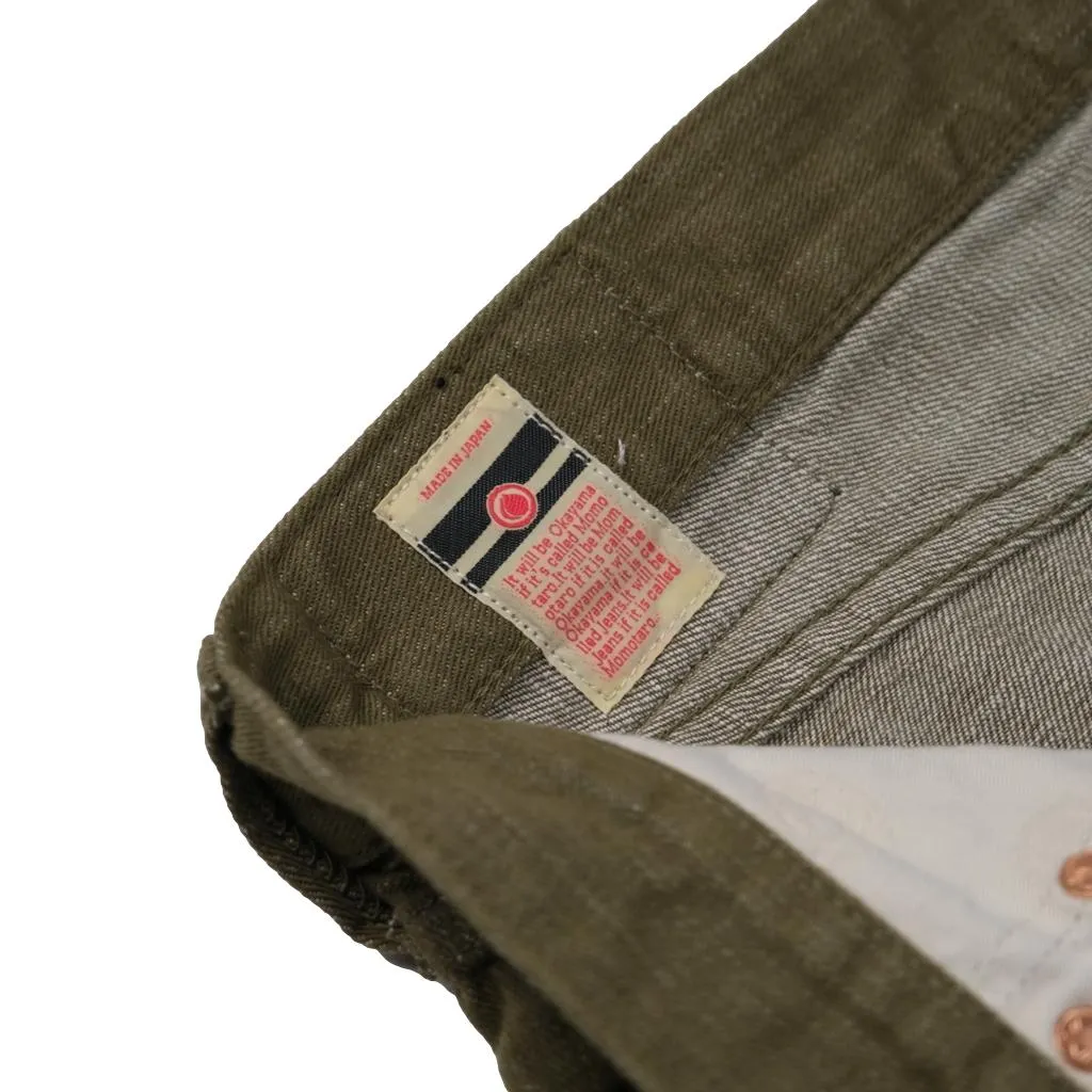 Momotaro 10.5oz. Olive Selvedge Jeans (Slim Tapered)