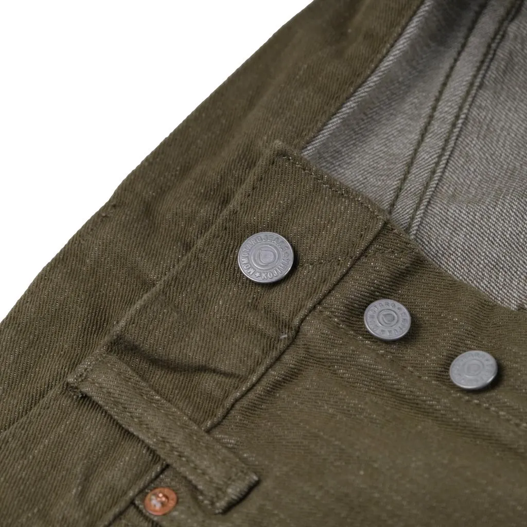 Momotaro 10.5oz. Olive Selvedge Jeans (Slim Tapered)