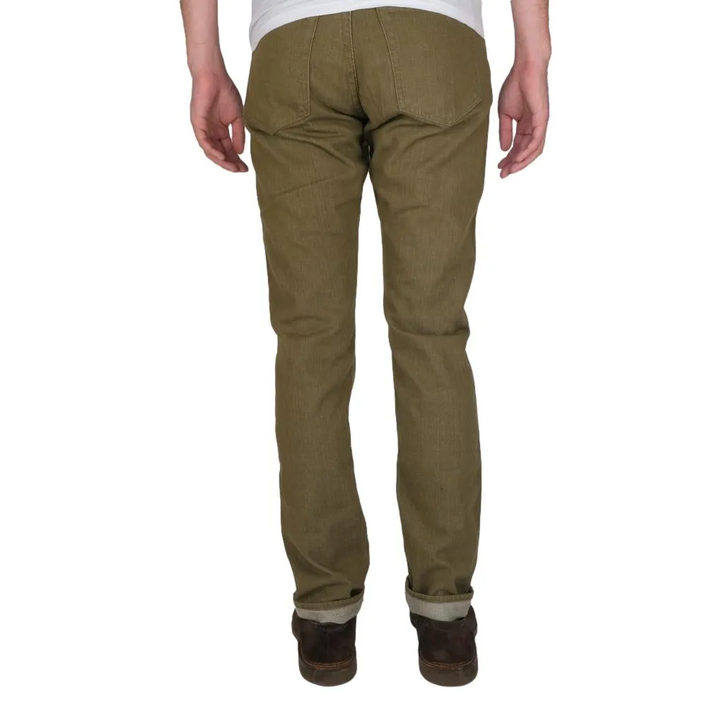 Momotaro 10.5oz. Olive Selvedge Jeans (Slim Tapered)