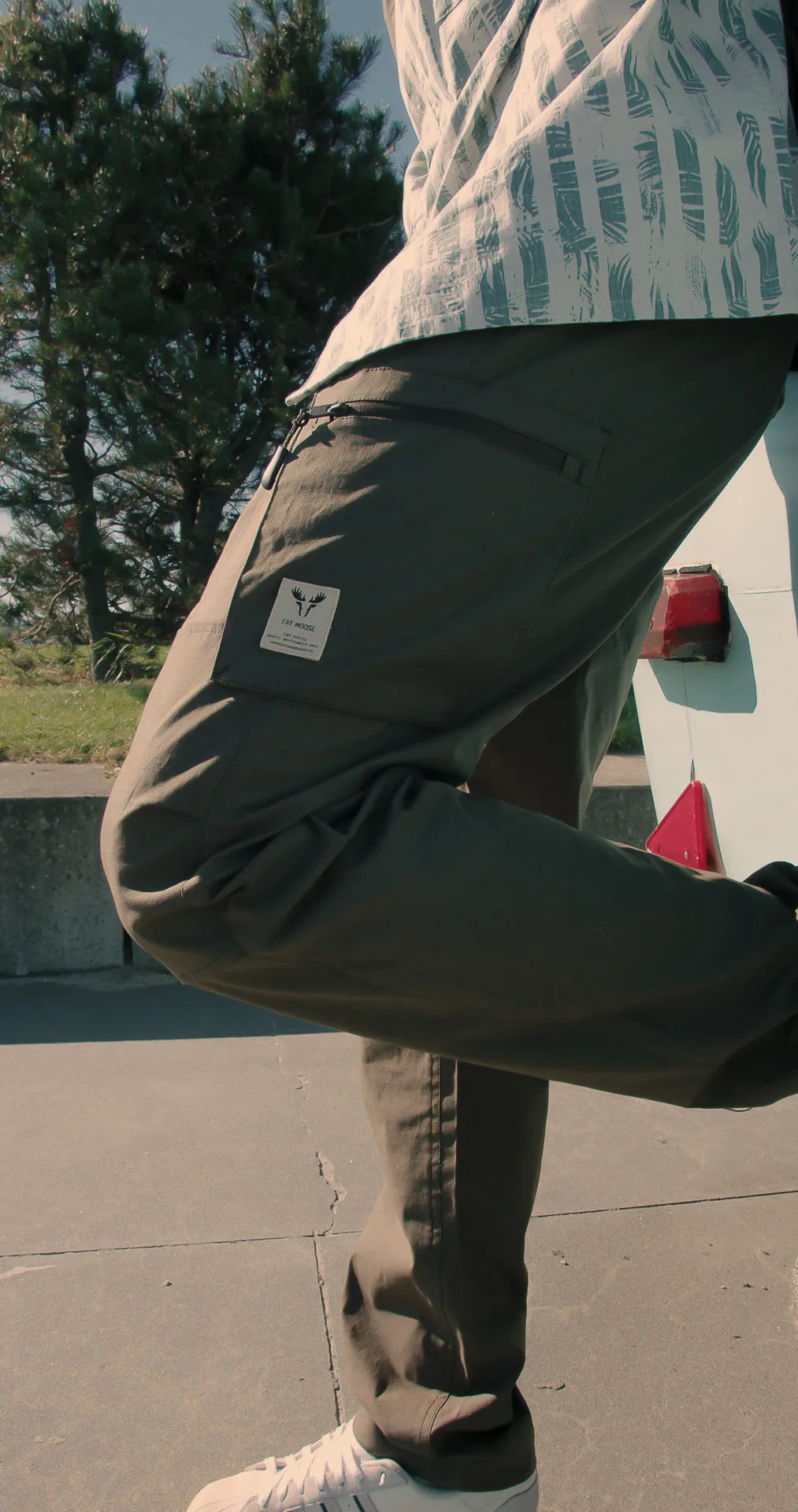 PAVEMENT RIPSTOP CARGO PANTS - Army