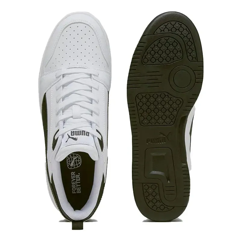 REBOUND V6 LOW PUMA WHITE-PUMA BLACK-PUM