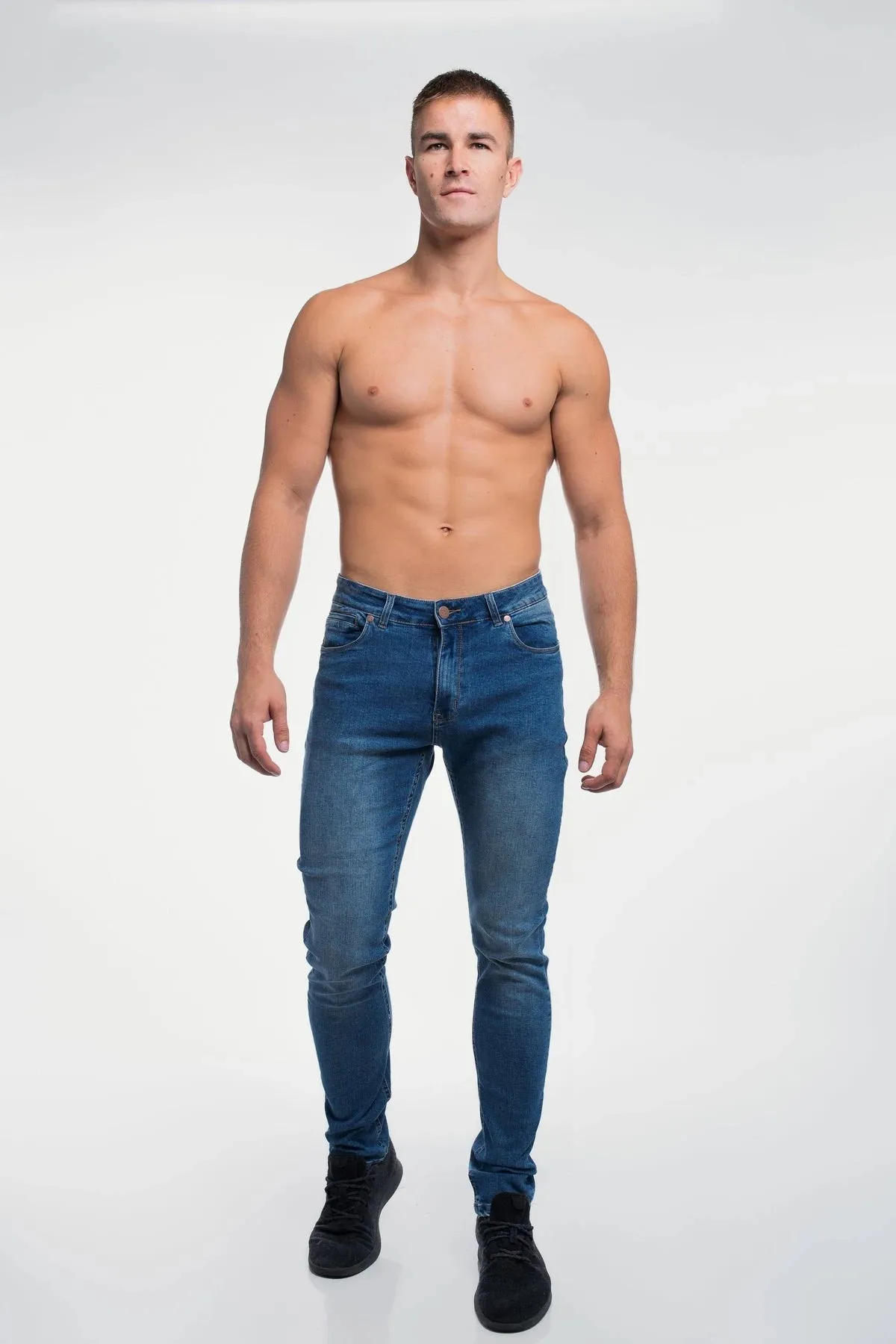 Straight Athletic Fit Jeans