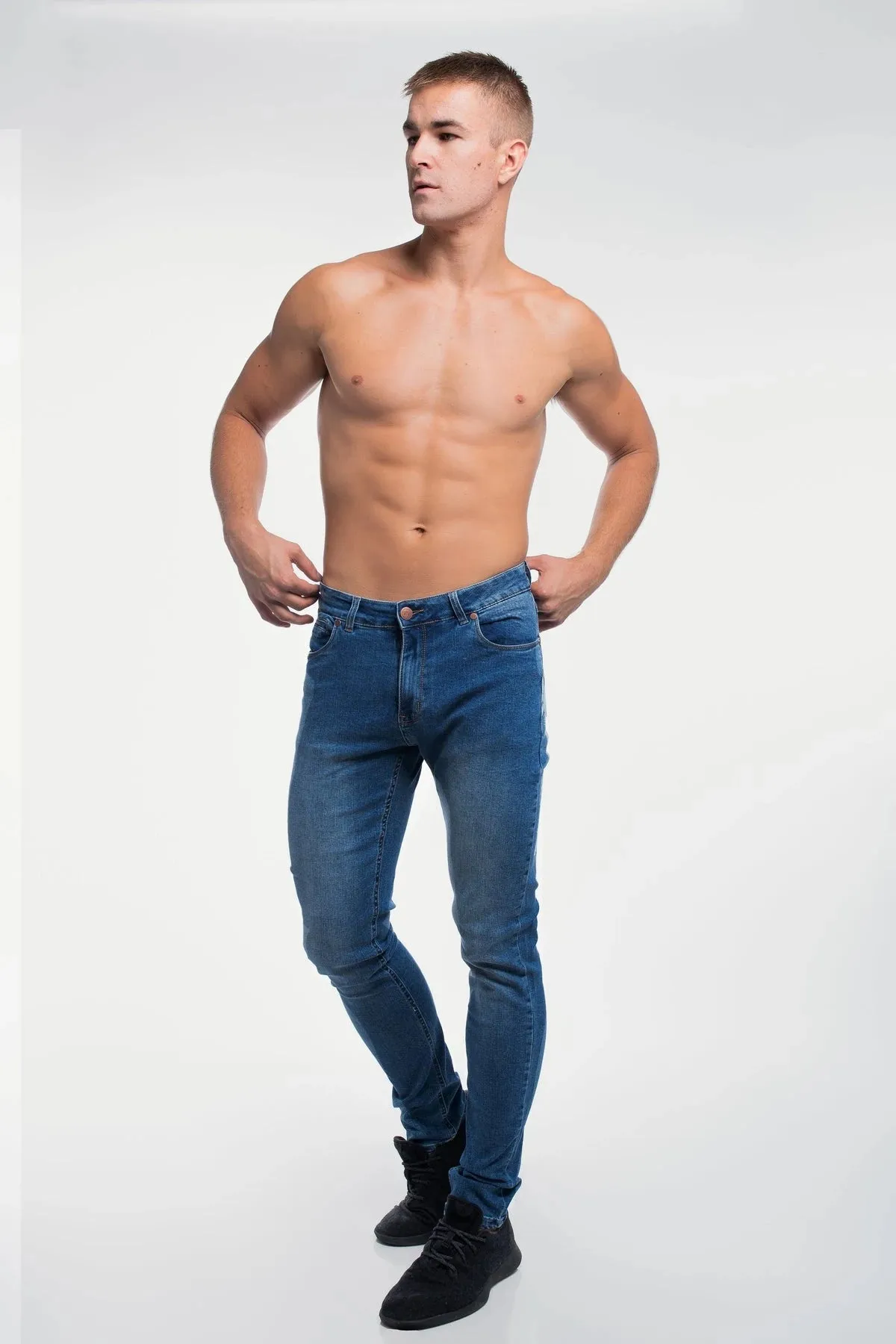 Straight Athletic Fit Jeans