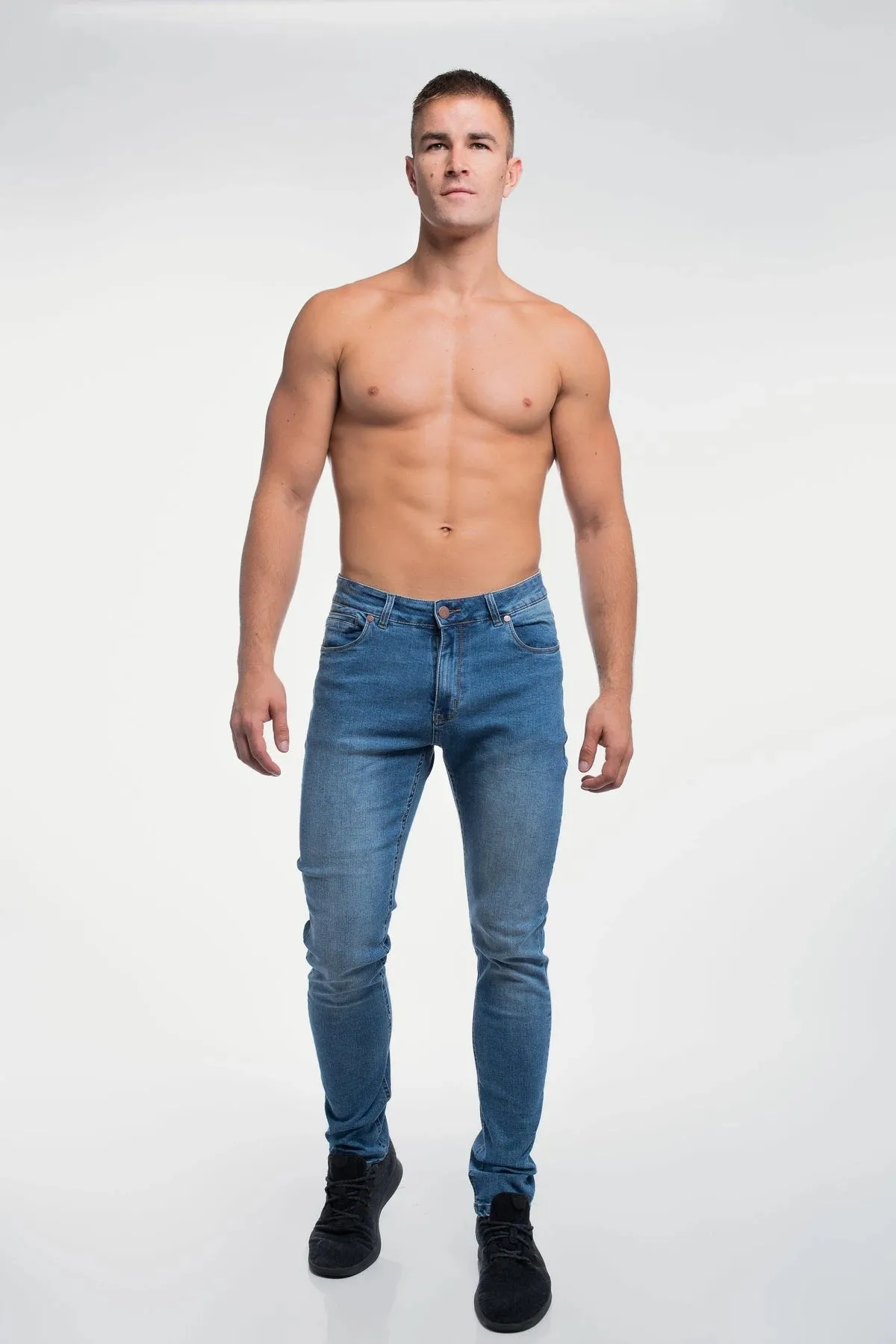 Straight Athletic Fit Jeans
