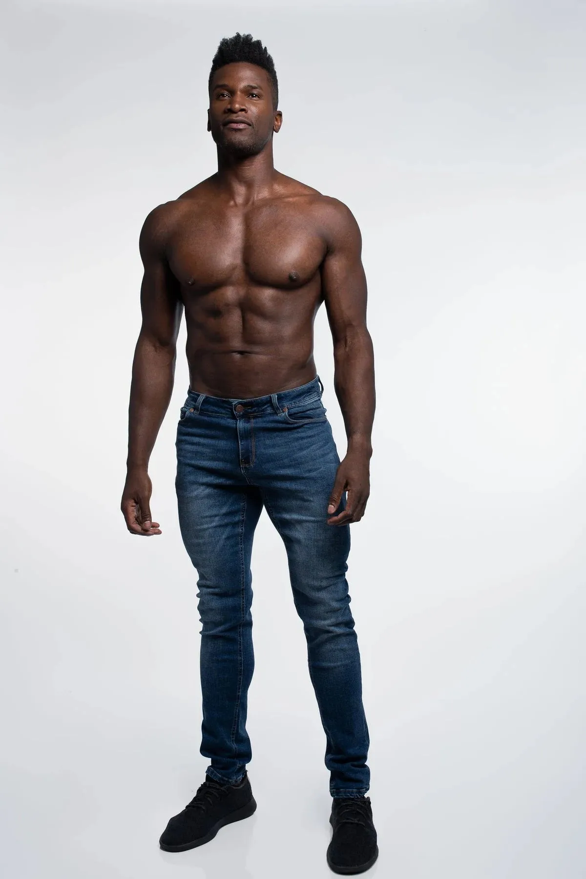 Straight Athletic Fit Jeans