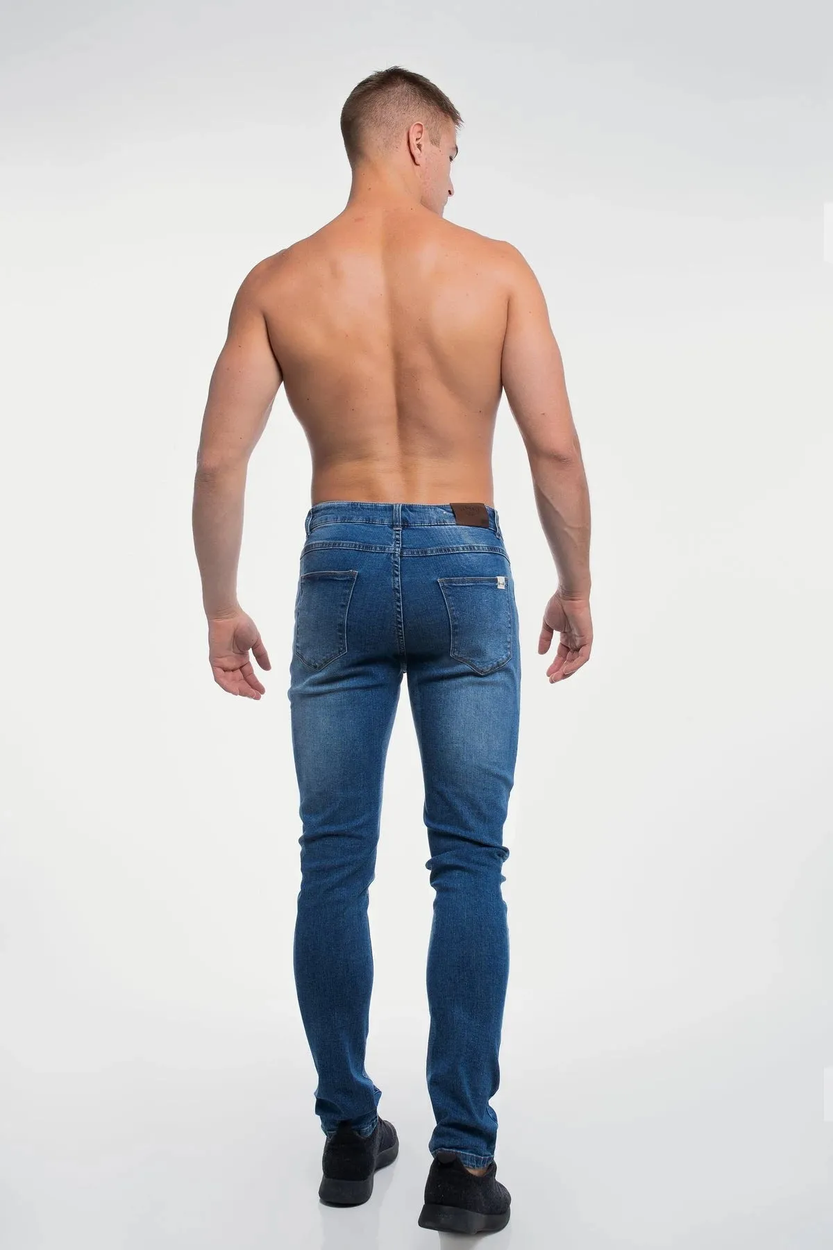 Straight Athletic Fit Jeans