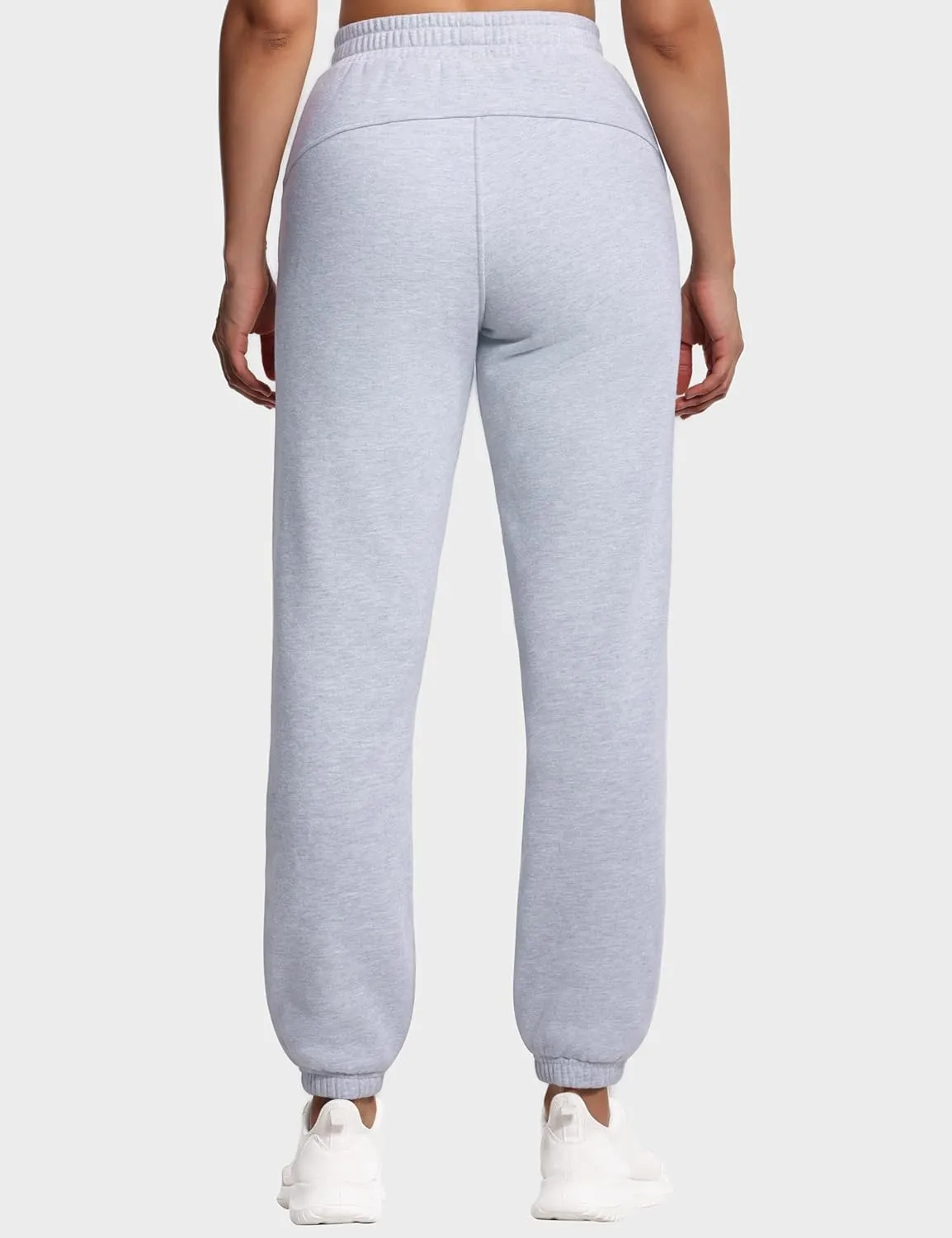 THE GYM PEOPLE Women's Fleece Sweatpants Warm Workout Joggers Pants with Pockets